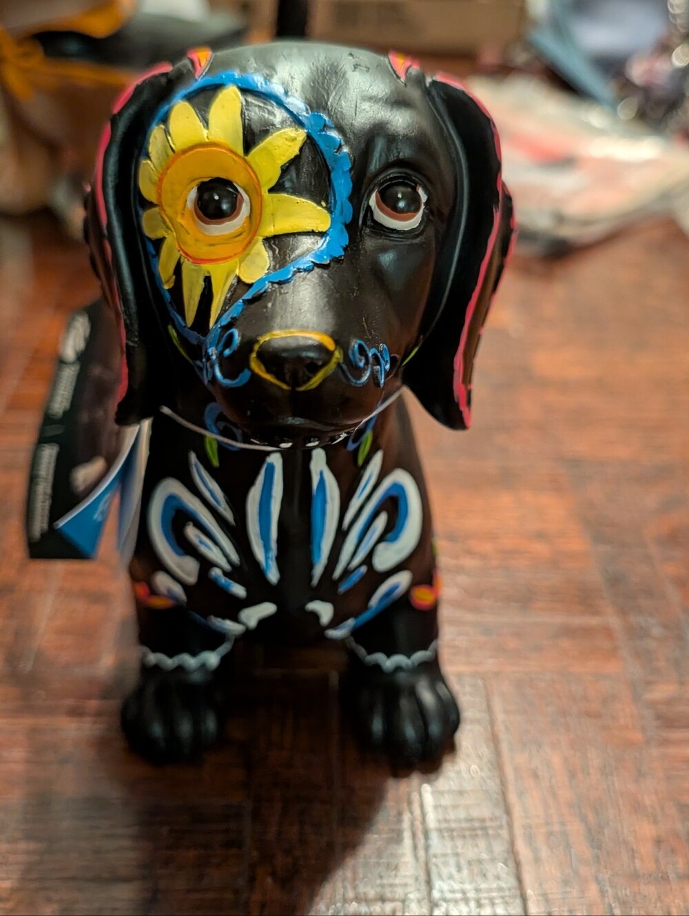 Hand painted Mexican Dachshund
